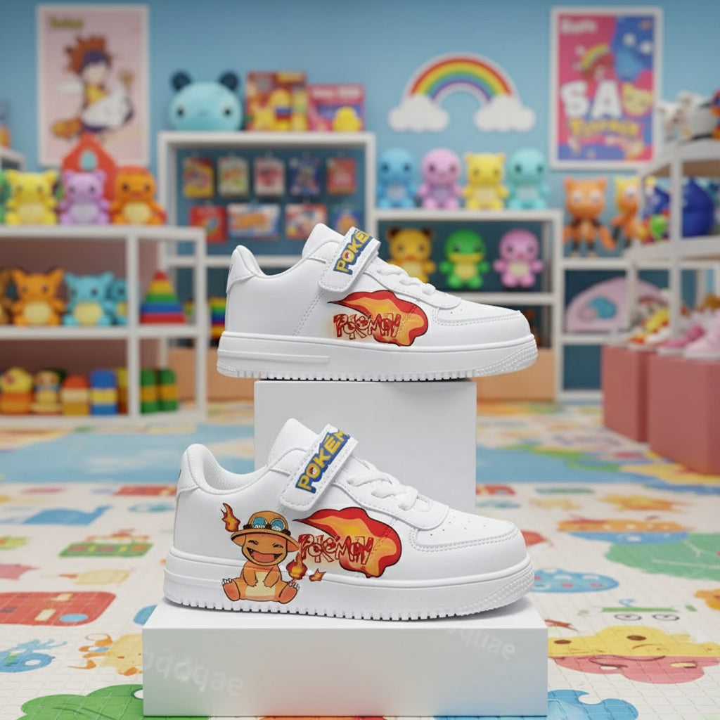 Pokemons children's Pikachu Charmander sneakers girls boys shoes Casual Kid Running Fashion Sports 7 and 18 year old Shoes Gift Trikidsworld