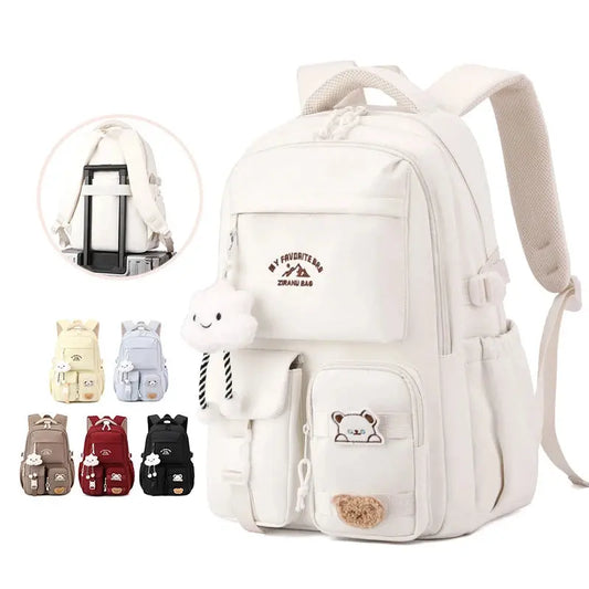 2025 Fashion Girls Waterproof School Bags For Light Weight Children Backpack school bag Printing Kids School Backpacks mochila Trikidsworld