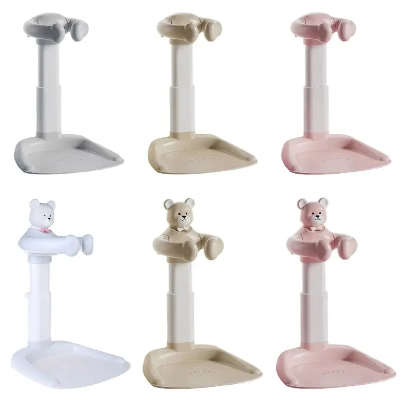 Portable Baby Standing Bath Rack Shower Support Holder Height Adjustable Infant Bathtub Stand with Nonslip Large Base Trikidsworld