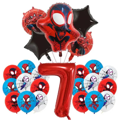 Birthday Party Decoration Spiderman Theme Balloon Trikidsworld