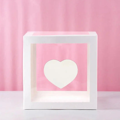 27/25cm Custom Transparent Letter Box A-Z Baby Shower Girl 1st Birthday Party Decoration Kids Wedding Birthday Balloon DIY Box Trikidsworld