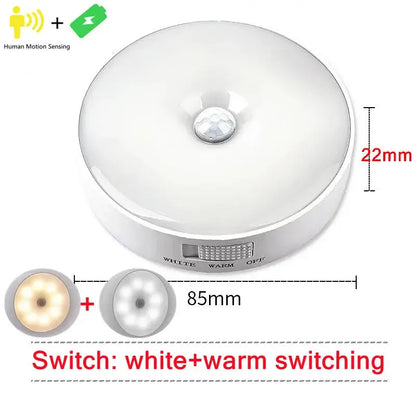 Rechargeable LED Night Light with Motion Sensor USB Trikidsworld