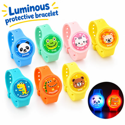 Luminous Mosquito Repellent Bracelet for Kids – Cartoon Anti-Mosquito Wristband