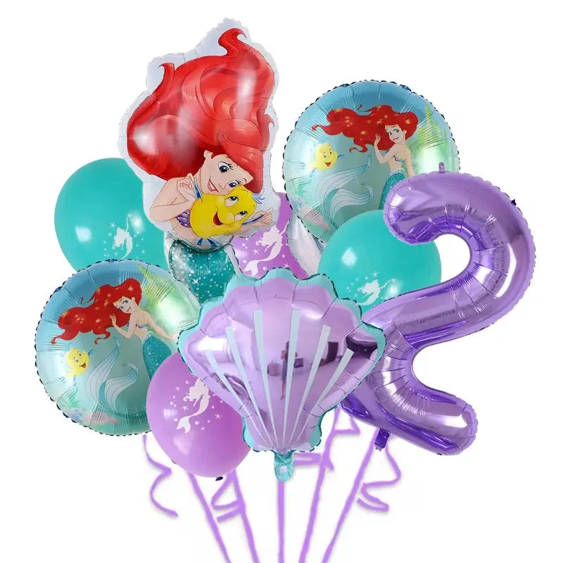Balloons Princess Ariel Birthday Party Trikidsworld