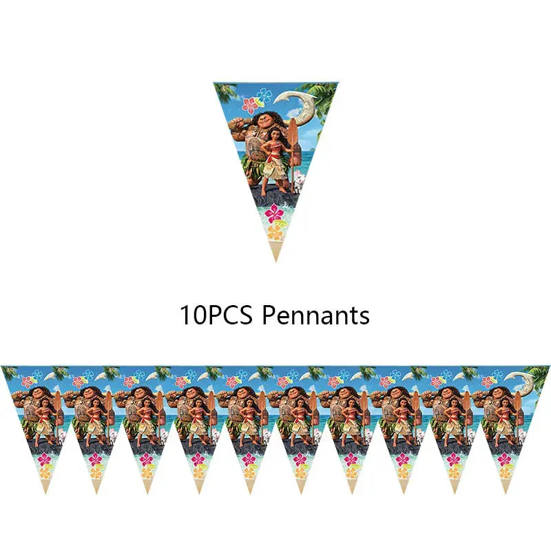 Moana Birthday Party Decoration Cartoon Trikidsworld
