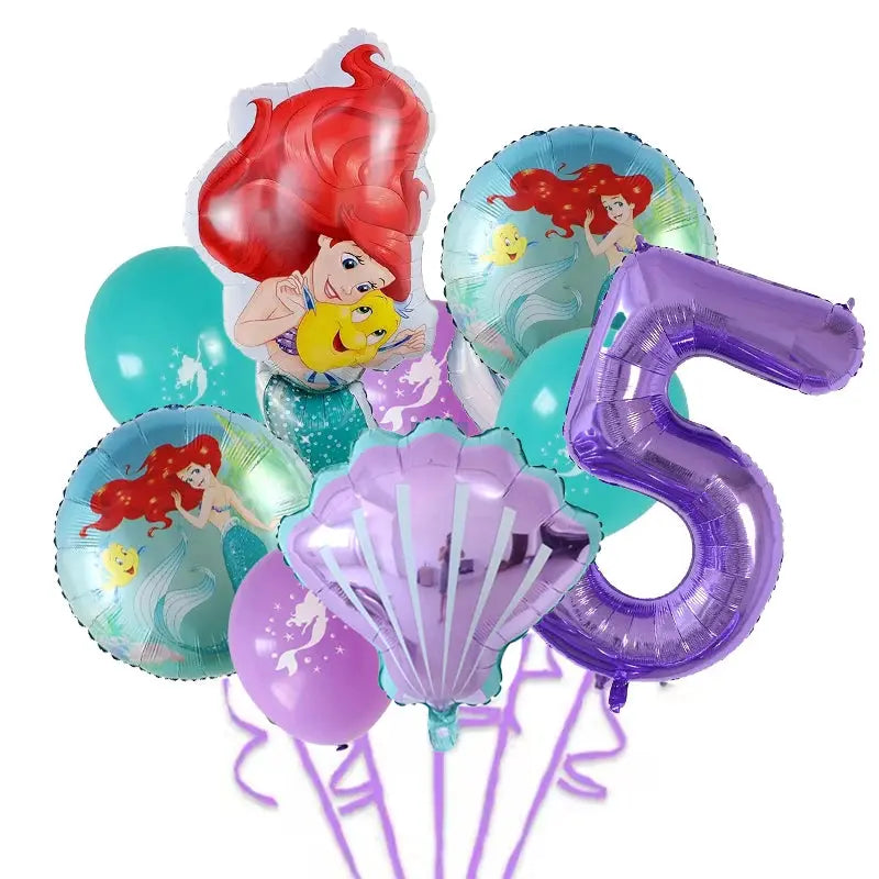 Balloons Princess Ariel Birthday Party Trikidsworld
