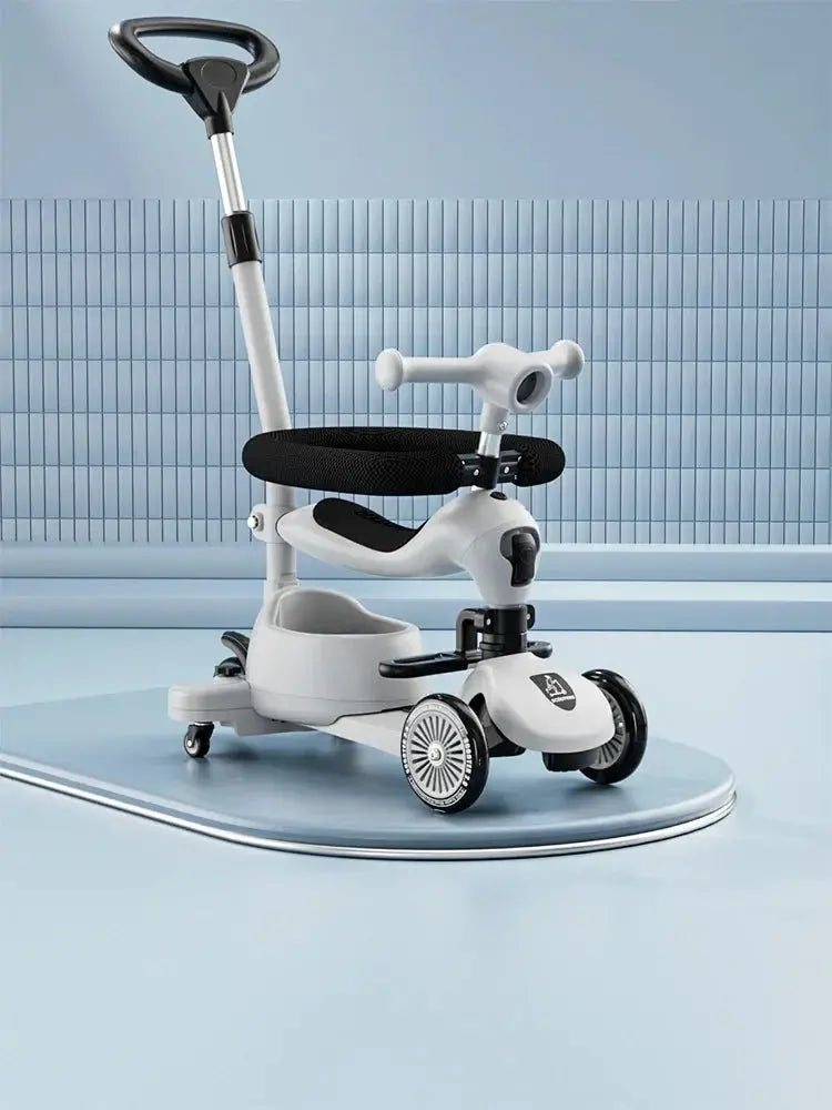 Wheel -3 Foldable Kids' Scooter – Musical, Portable, Multimode Ride Trikidsworld