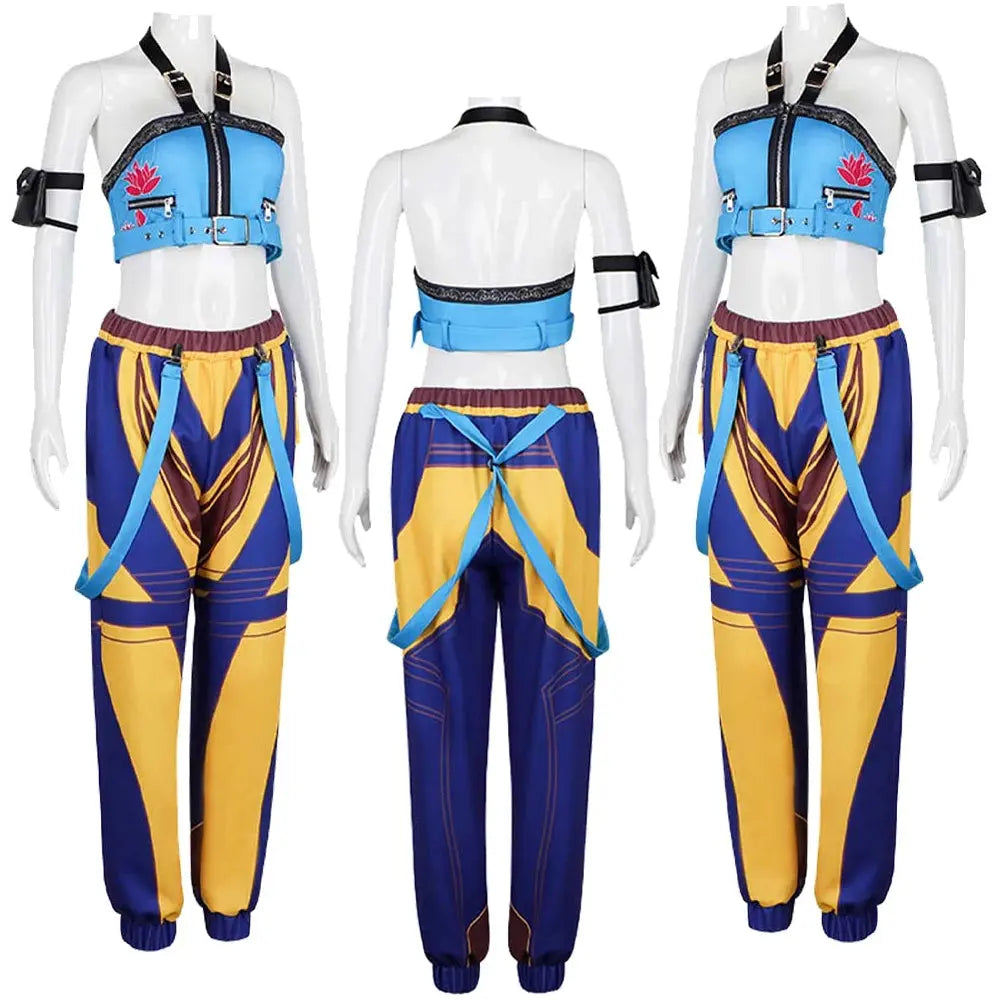 Kids Girls Rumi Zoey Mira Cosplay Costume Outfits Cartoon Demon Hunter of KPop Roleplay Children Suits Halloween Carnival Party Trikidsworld