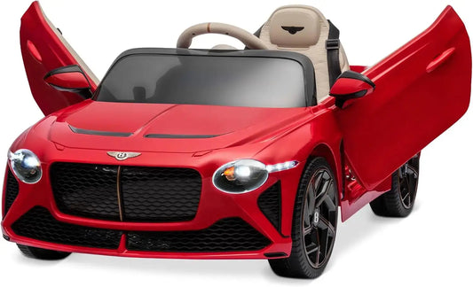 12V Ride on Car, Licensed Kids Battery Powered Electric Vehicle Toy w/Parent Remote Control, 3 Speeds, Spring Suspension, LED Li Trikidsworld