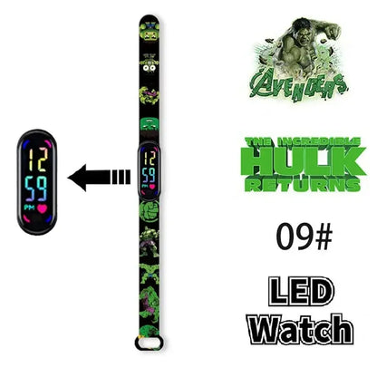 Watch Kids LED Cartoon Bracelet Wristwatch Trikidsworld
