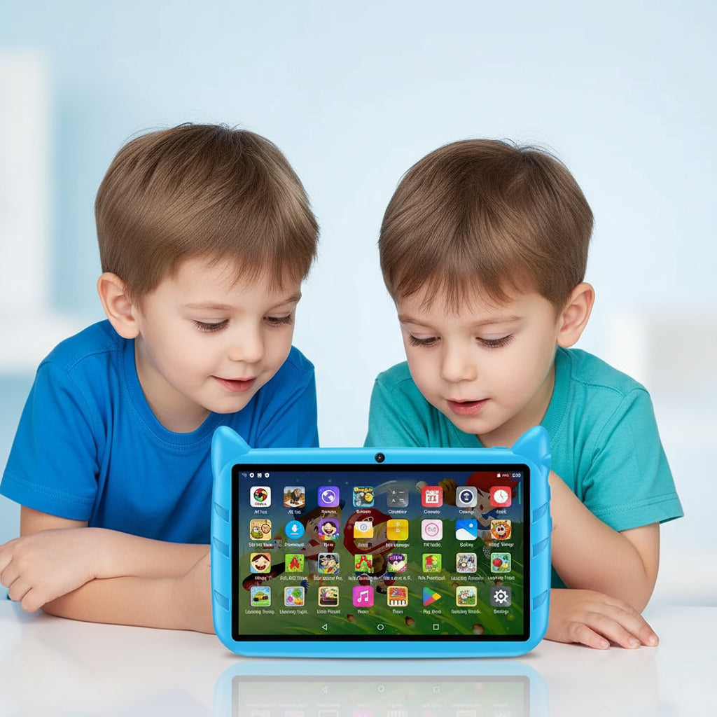 BDF 7" Kids Tablet – Android 13, 4GB+64GB, 1TB Expandable, 5G WiFi, 4000mAh, Dual Trikidsworld