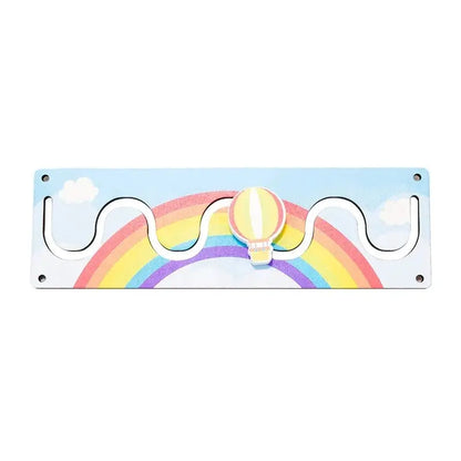 DIY Montessori  Busy Board Material Accessories Rainbow Card Water Pipe Aid Early Education Learning Skill Toy Wooden Toys Gifts Trikidsworld