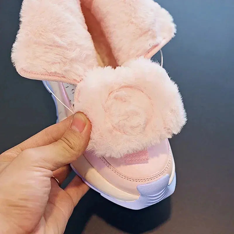 Winter Popular Children's Mid-tube Plush Boots for Kids Boys Girls Snow Boots Waterproof Non-slip Thickened Warm Kid Cotton Shoe Trikidsworld