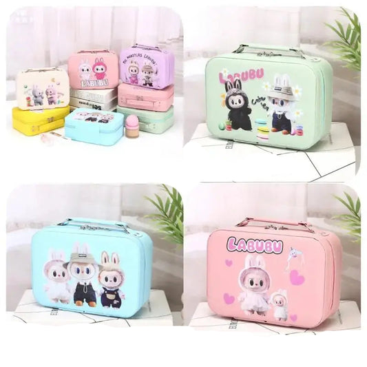 New Cute Cartoon Monster Doll Makeup Bag Multi Functional Handheld Portable Small Square Storage Bag Children's Birthday Gift Trikidsworld