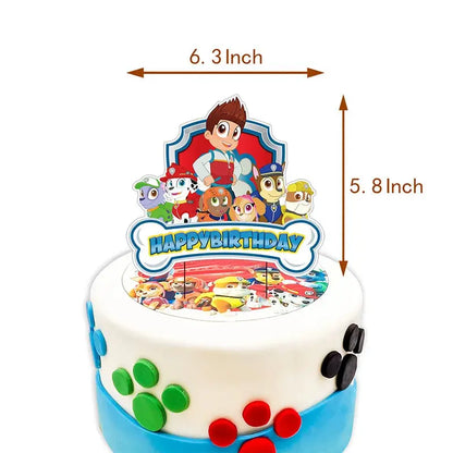 Paw Patrol Birthday Party Decoration Baby Shower Boys Girl Tableware Supplies Cup Tablecloth Numbers Balloon Cake Backdrop Gifts Trikidsworld