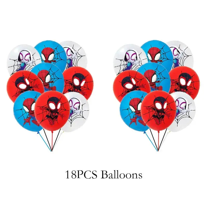 Birthday Party Decoration Spiderman Theme Balloon Trikidsworld