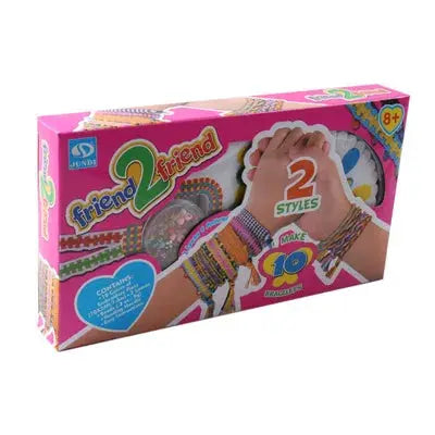 Girls DIY Bracelet Making Kit Jewellery Making Kit Arts for Kids Friendship  Craft Kit for 5-12 Years Old Kid Girls toys gift Trikidsworld