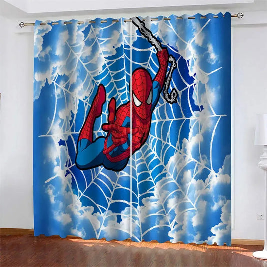 Spider-Man Kids Blackout Curtain for Room Decor Trikidsworld