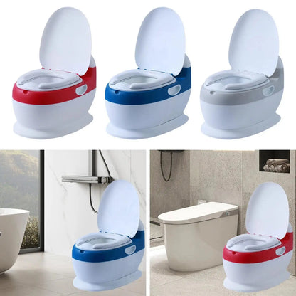 Toddler Potty Training Toilet Sturdy Realistic Non Slip Easy to Clean Comfortable Multifunctional Compact Ergonomic Toilet Seat Trikidsworld