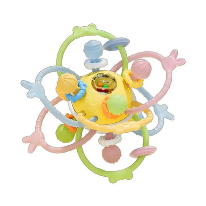 Baby Montessori Pull String Sensory Toys – Teething & Activity Silicone Toys for 6-12 Months Trikidsworld