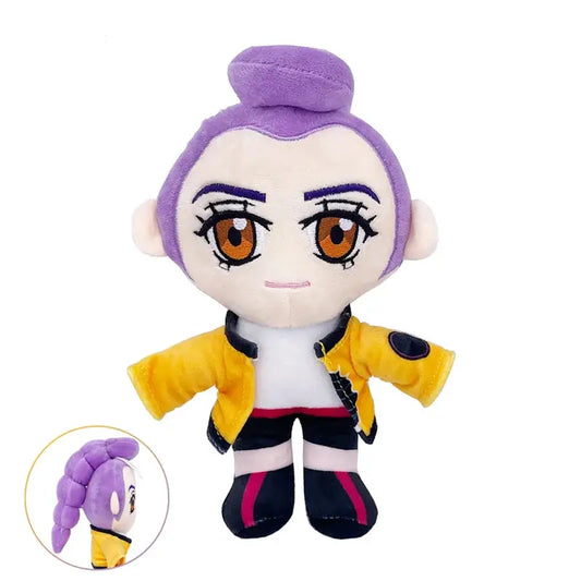 Anime Kpop Demons Hunters Plush Cute Purple Tiger Black Hat Magpie With 3 Eyes Monster Hunt Girl Group Stuffed For Fans Gifts Trikidsworld