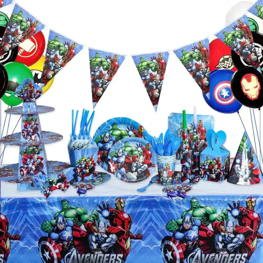 Kids Avengers Marvel Birthday Party Decoration Trikidsworld