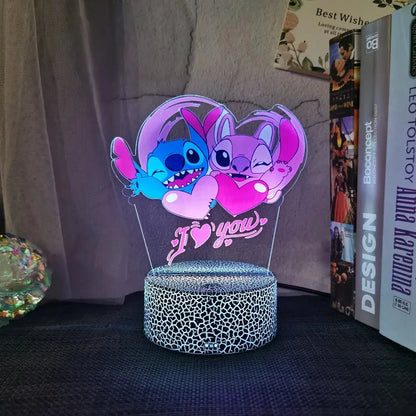 Lilo & Stitch Kids Night Light | Creative Cartoon Table Lamp Gift Trikidsworld