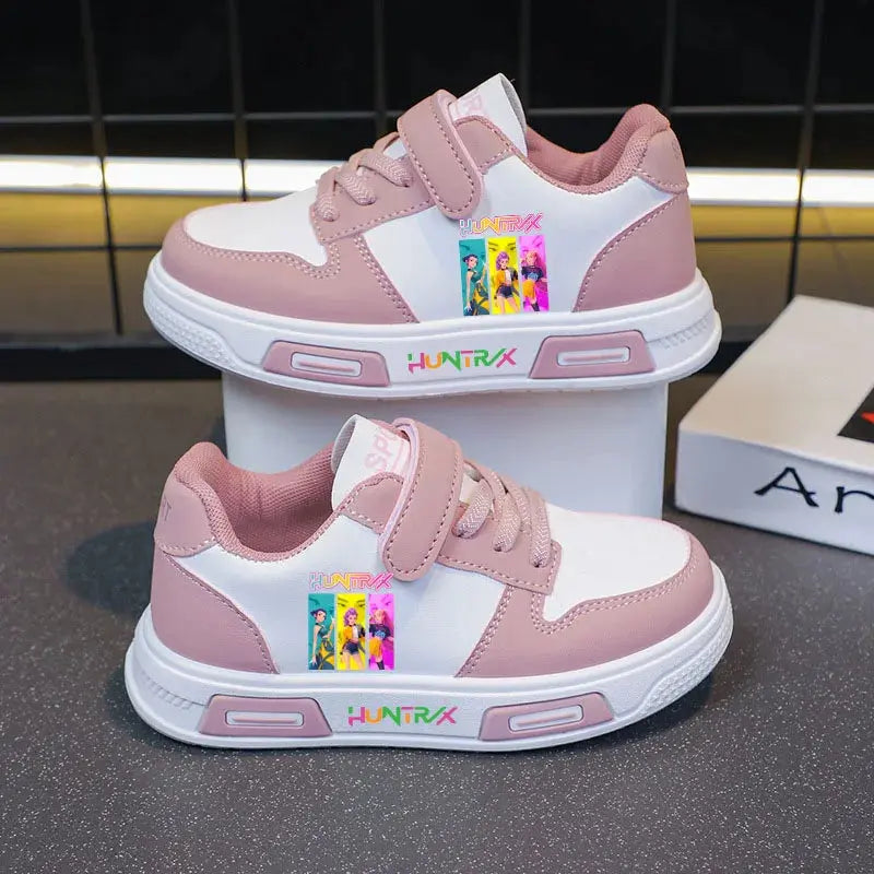 KPop Demon Hunters Children's Casual Sneaker Girls Sports Shoes Cartoon Students Basketbal Running Shoes Kids Tennis Shoes Gifts Trikidsworld