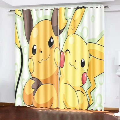 Pokémon Curtains – Home Decor for Room Trikidsworld