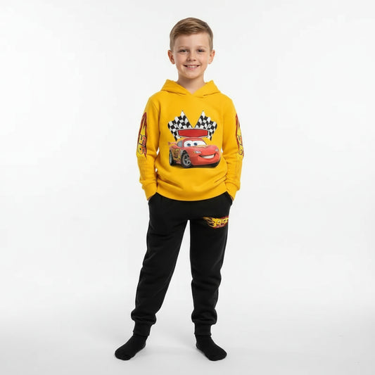 Disney Lightning McQueen Children's Hoodie And Pants Set - Warm Autumn Sports Outfit for Boys/Girls Perfect Back to School Gift Trikidsworld
