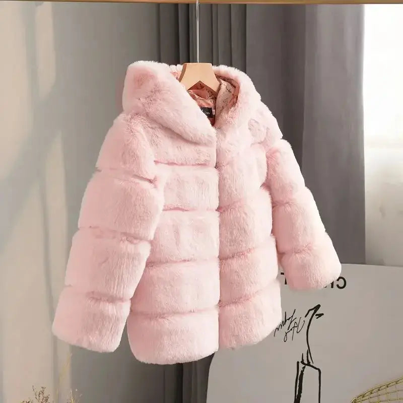 Hooded Children Clothing Thickening Winter Overcoat Solid Warm Trikidsworld