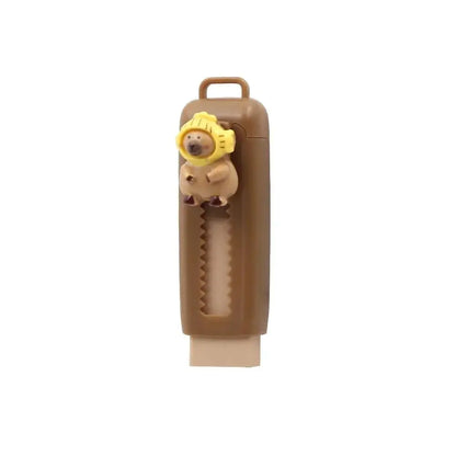 1/4pcs Capybara Erasers Set Cartoon Design 4B Eraser Retractable for Drawing Exams Kids Students Back to School Stationery A3013 Trikidsworld