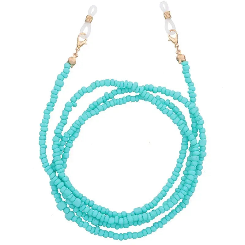 11 Colors Fashion Reading Glasses Chain Retro Beads Eyeglass Sunglasses Spectacle Cord Neck Strap String Mask Chain Eye Wear Trikidsworld