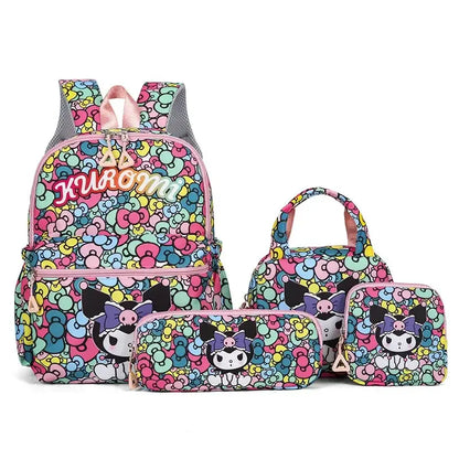 School Backpack Set with Wallet, Shoulder Bag & Pencil Case Trikidsworld