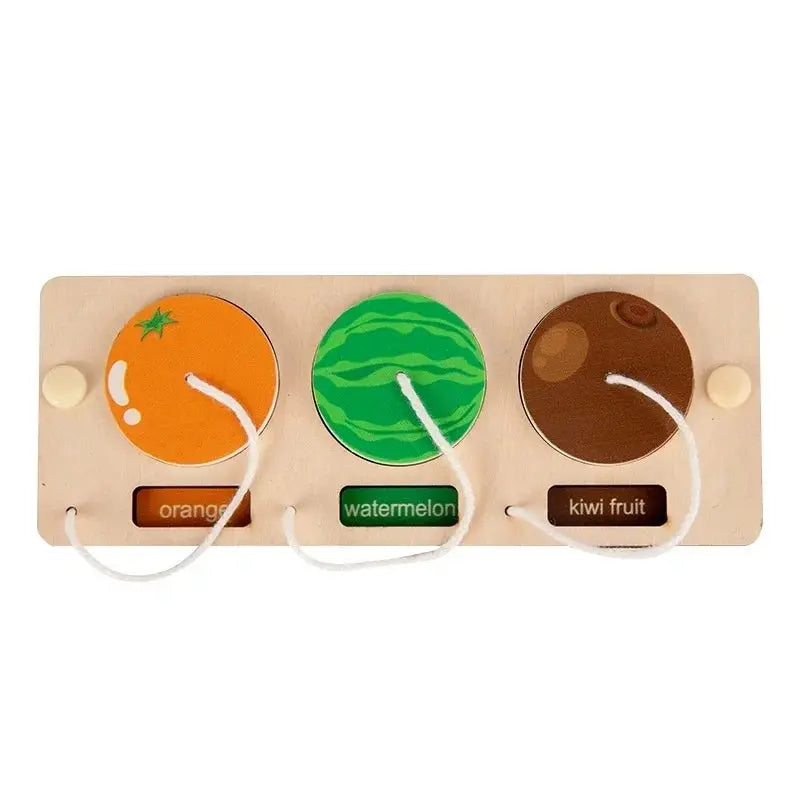 DIY Montessori  Busy Board Material Accessories Rainbow Card Water Pipe Aid Early Education Learning Skill Toy Wooden Toys Gifts Trikidsworld