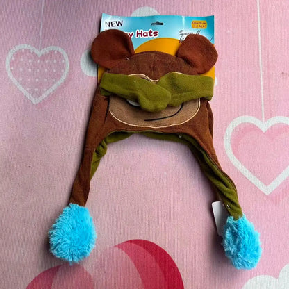 New 4-8Years children's hat Elsa princess Cartoon hat boy scarf gloves hat knitted sets girl cap keep warm girls headgear Trikidsworld