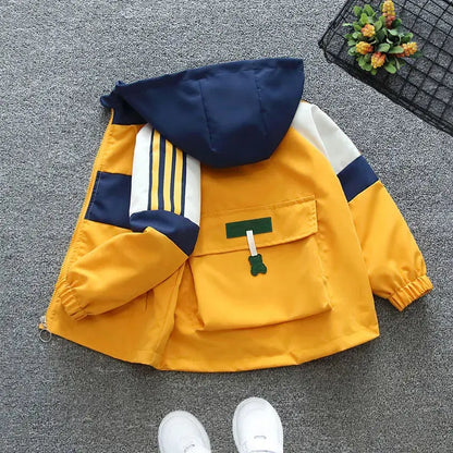 Spring Autumn Baby Boys Coat Fashion Kids Baseball Uniform Birthday Present Sports Jacket 2-7 Years Children Outerwear Clothing Trikidsworld