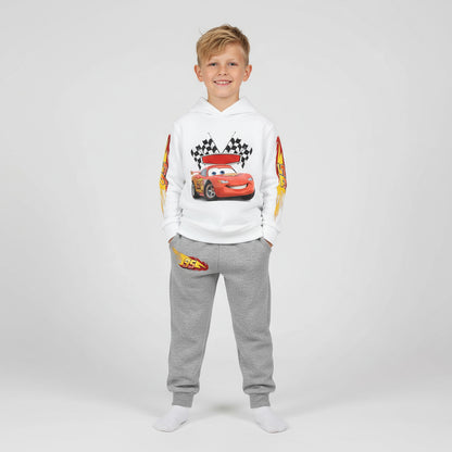 Disney Lightning McQueen Children's Hoodie And Pants Set - Warm Autumn Sports Outfit for Boys/Girls Perfect Back to School Gift Trikidsworld