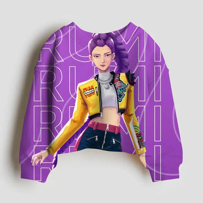 Kpop Demon Hunter Hoodies Kids Kawaii Rumi Mira Zoey Sweatshirt Girls Boys Winter Pullover Long Sleeves Children Clothes Gift Trikidsworld