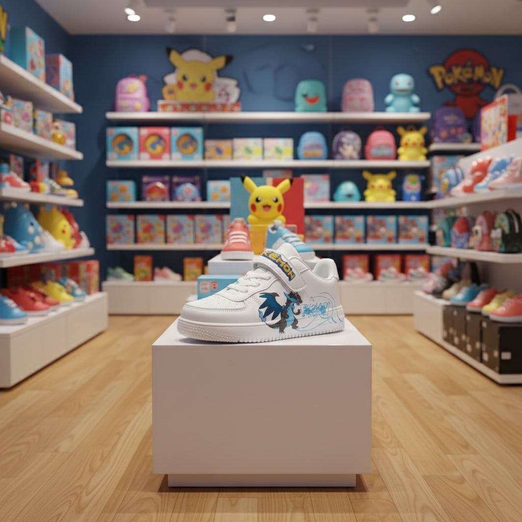 Pokemons children's Pikachu Charmander sneakers girls boys shoes Casual Kid Running Fashion Sports 7 and 18 year old Shoes Gift Trikidsworld