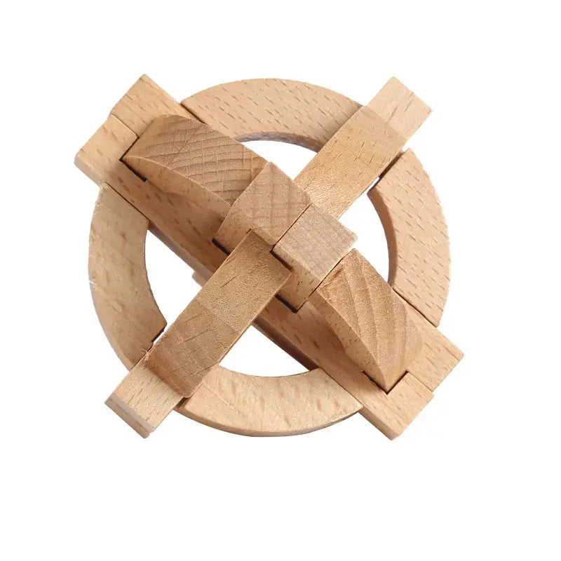 Wooden Puzzle Lock Toy Trikidsworld