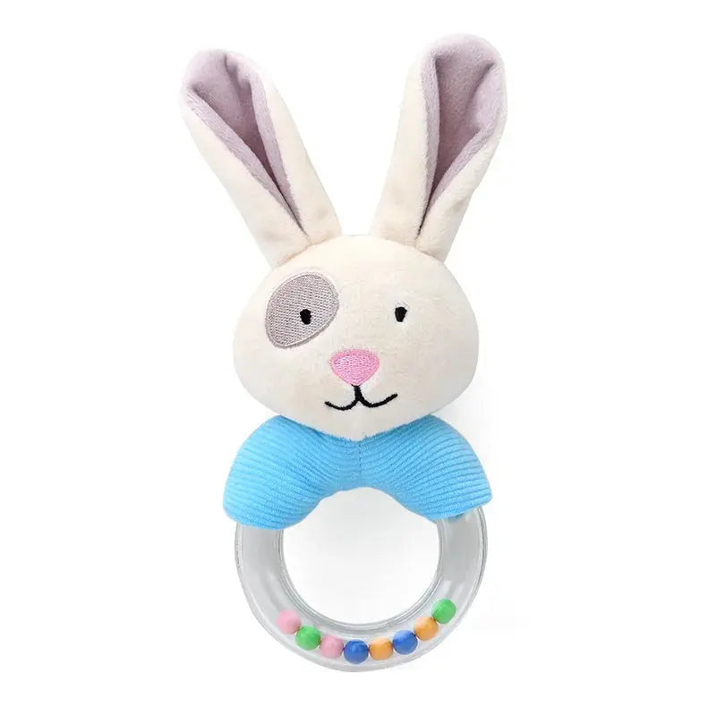 Baby Sensory Hanging Rattles Soft Learning Toy Plush Animals Stroller Infant Car Bed Crib with Teether for Bebe Babies Toddlers Trikidsworld