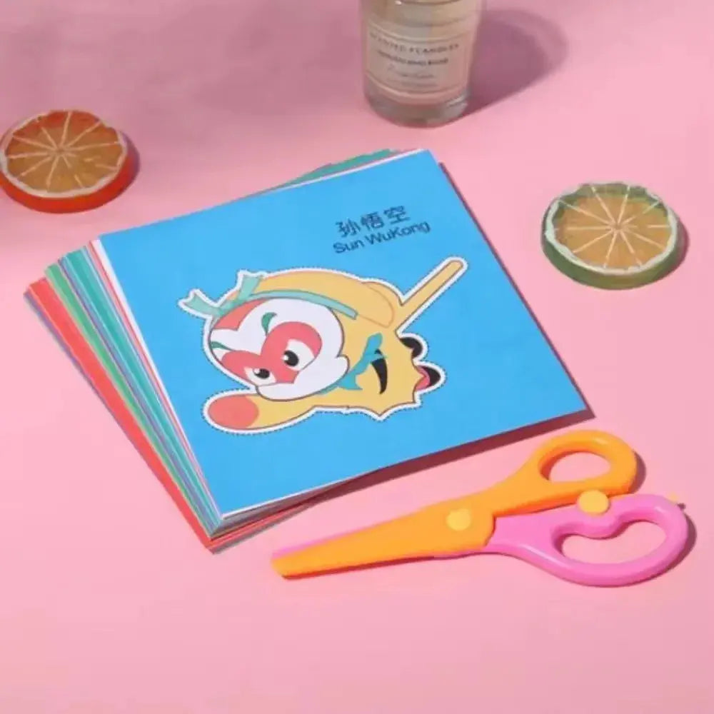 Handmade Paper Cut Kit 48Pcs – DIY Cartoon Craft Toys for Kids Trikidsworld