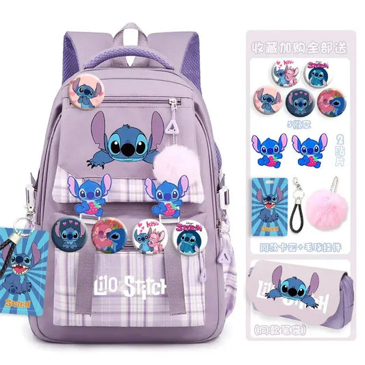 Stitch Student Backpack Trikidsworld