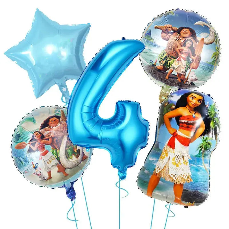 Moana Birthday Party Decoration Cartoon Trikidsworld