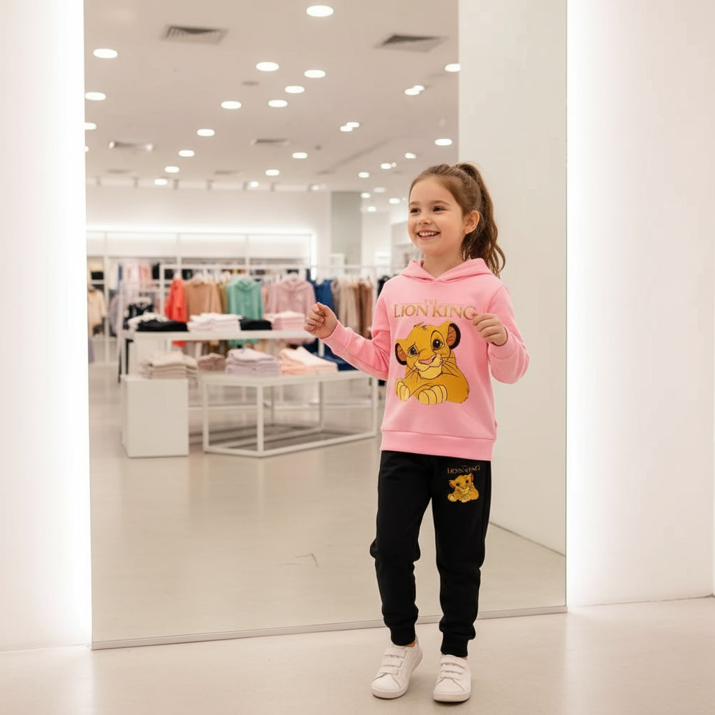 Children's The Lion Tracksuit Set, Hoodies, Top and Pants, Sportswear, Clothing for Boys and Girls, Clothing for Kids, 2 Pieces Trikidsworld