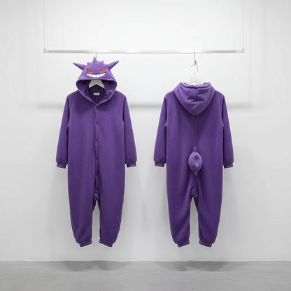 TAKARA TOMY Pokemon Jigglypuff Pikachu Gengar Snorlax Onesie Kigurumi Kids Cosplay Bulbasaur Halloween Pijama Anime Pajamas Trikidsworld