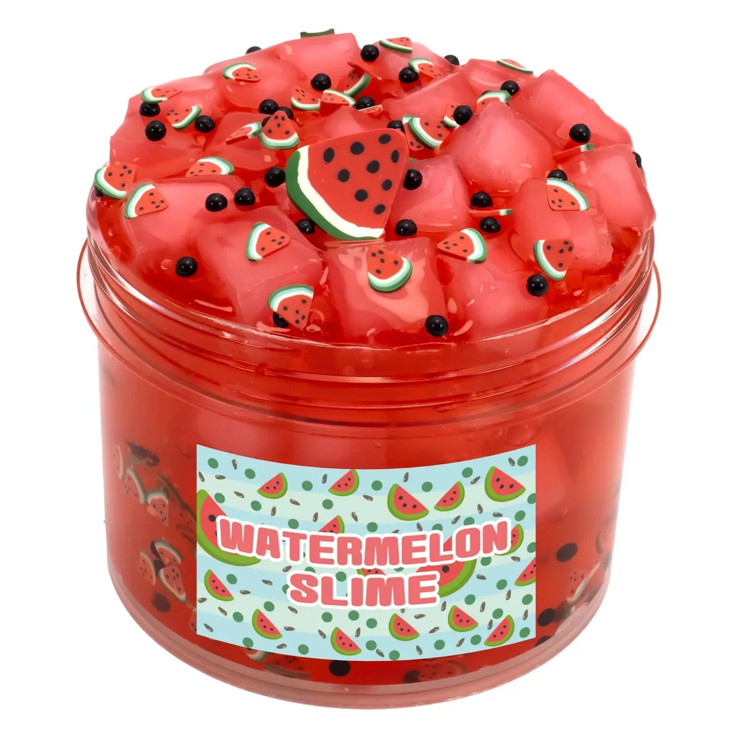 70/300ml Large Crunchy Crystal Slime Kit - Leaf Watermelon Grape Premade Slime Pack Set Non-Sticky Jelly Cube Slime for Party Trikidsworld
