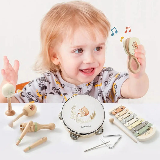 Montessori Wooden Musical Instruments Trikidsworld