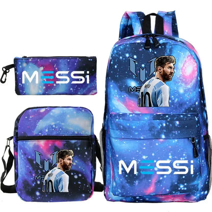 Messi Schoolbag High Capacity Casual Backpacks Trikidsworld